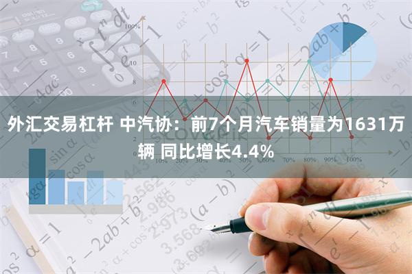 外汇交易杠杆 中汽协：前7个月汽车销量为1631万辆 同比增长4.4%