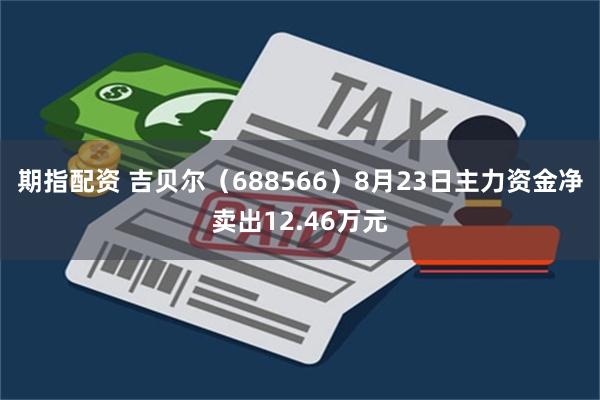 期指配资 吉贝尔（688566）8月23日主力资金净卖出12