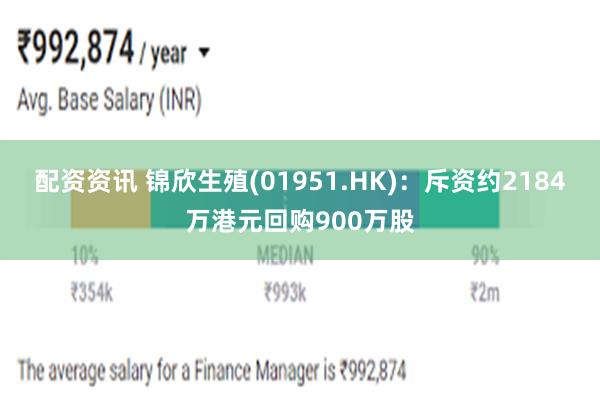 配资资讯 锦欣生殖(01951.HK)：斥资约2184万港元回购900万股