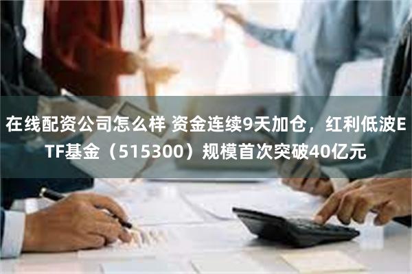 在线配资公司怎么样 资金连续9天加仓，红利低波ETF基金（5