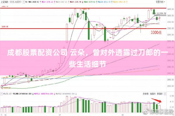 成都股票配资公司 云朵，曾对外透露过刀郎的一些生活细节